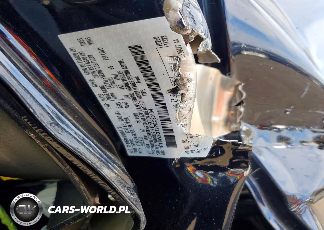2023 Ford F250 Super Duty VIN:1FT8W2BT2PEC80134 - 12