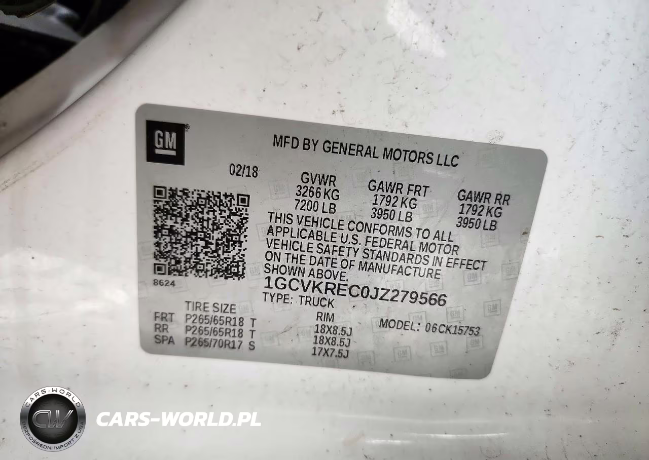 2018 Chevrolet Silverado K1500 Lt VIN:1GCVKREC0JZ279566 - 12