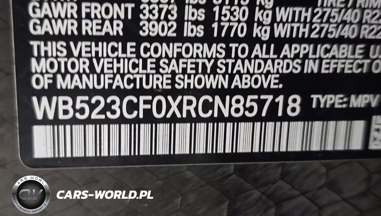 2024 BMW Ix xDrive50 VIN:WB523CF0XRCN85718 - 10