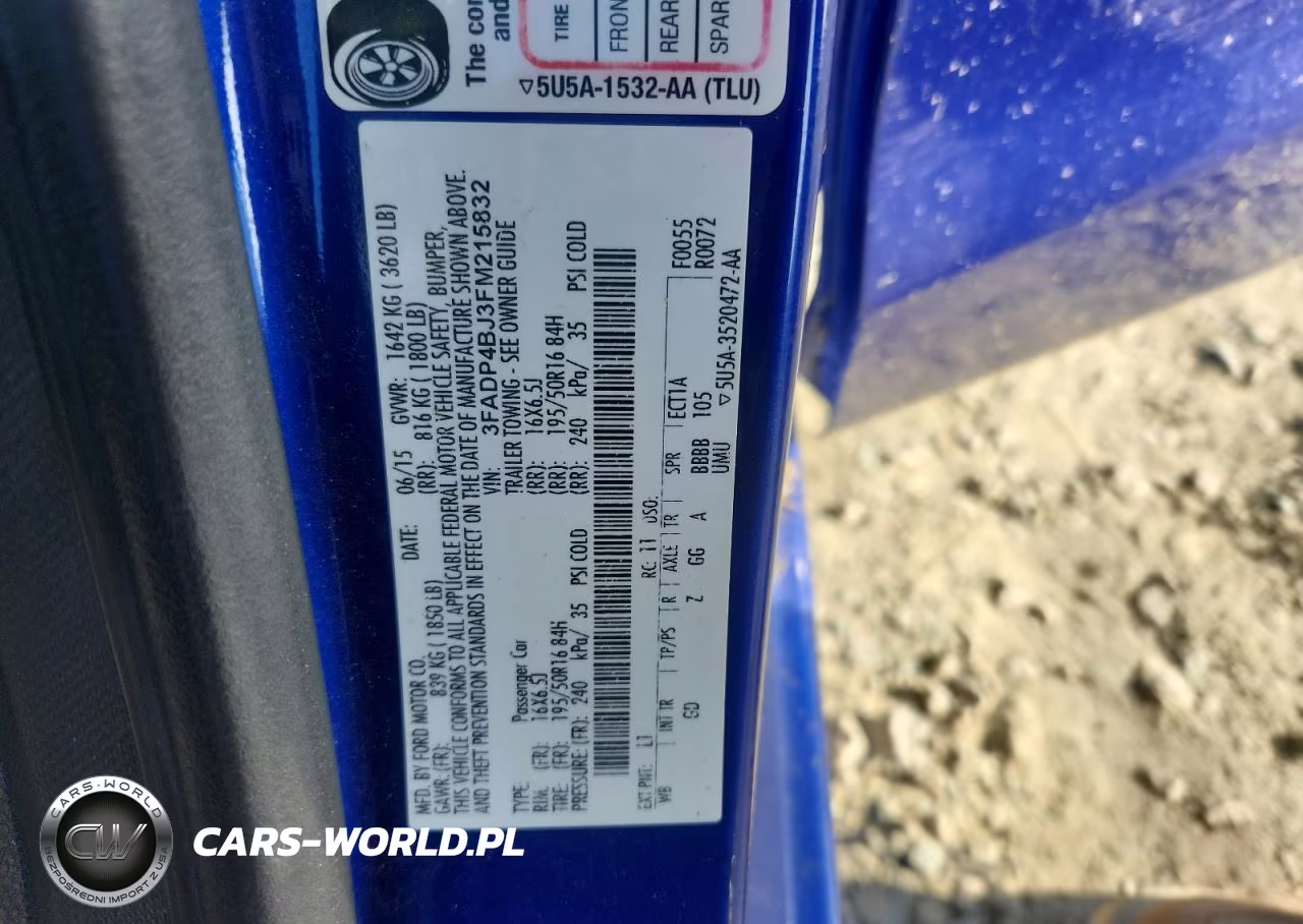 2015 Ford Fiesta Se VIN:3FADP4BJ3FM215832 - 12
