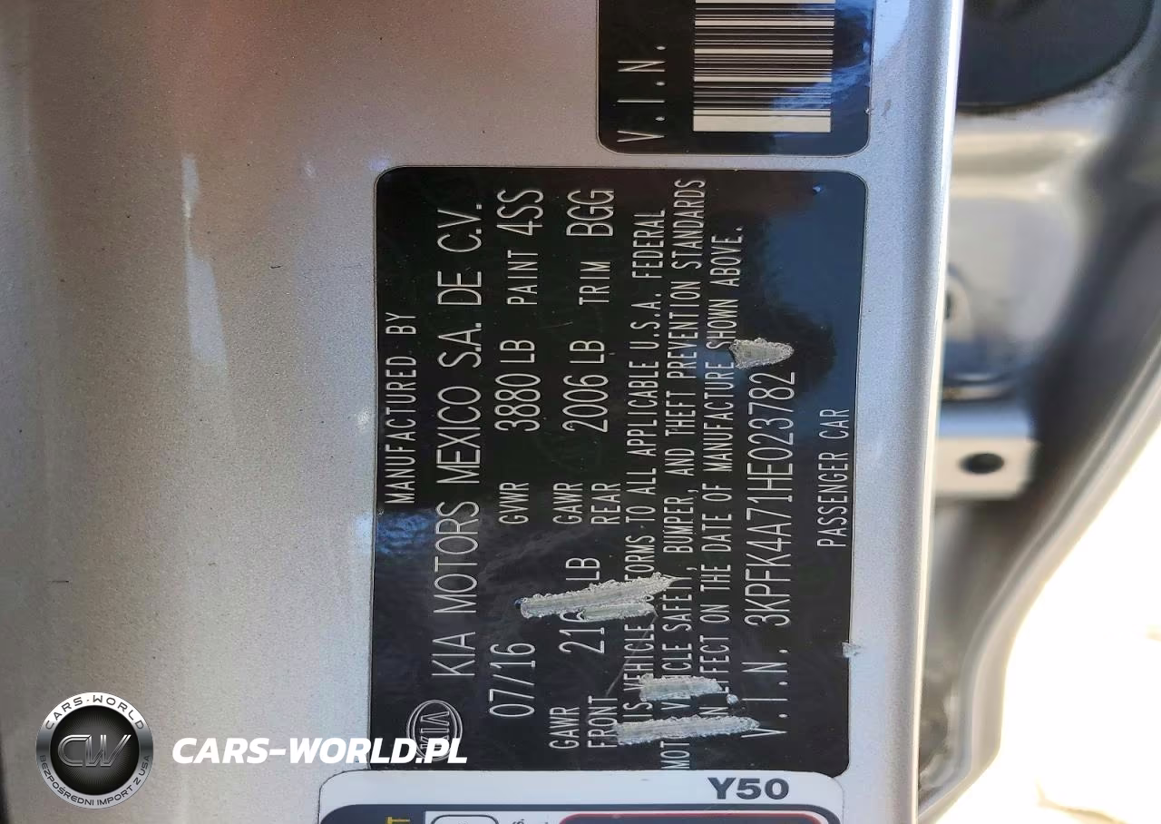2017 Kia Forte Lx VIN:3KPFK4A71HE023782 - 12
