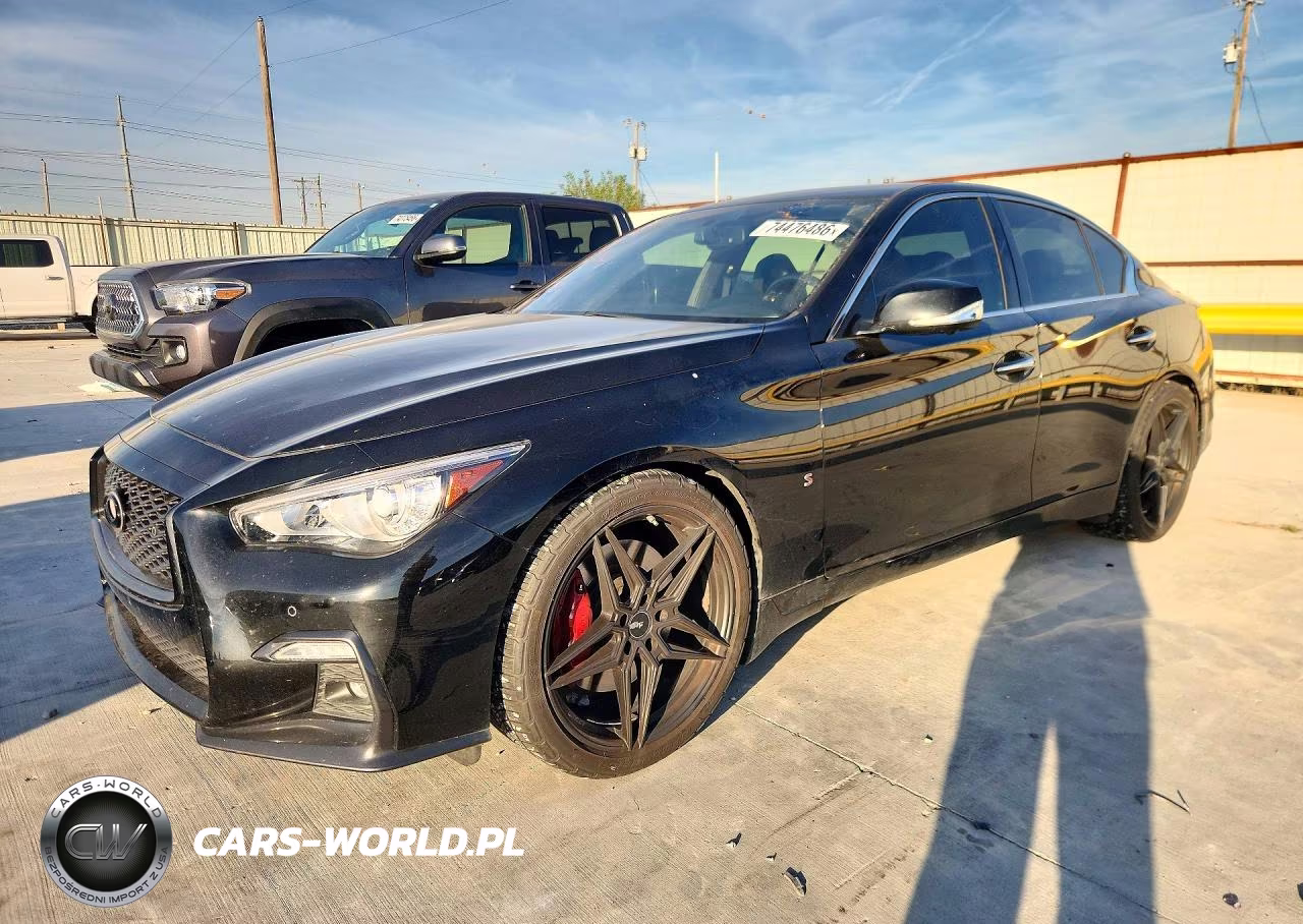 2018 Infiniti Q50 Red Sport 400 VIN:JN1FV7AP9JM460996 - 1