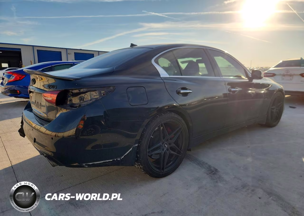 2018 Infiniti Q50 Red Sport 400 VIN:JN1FV7AP9JM460996 - 3