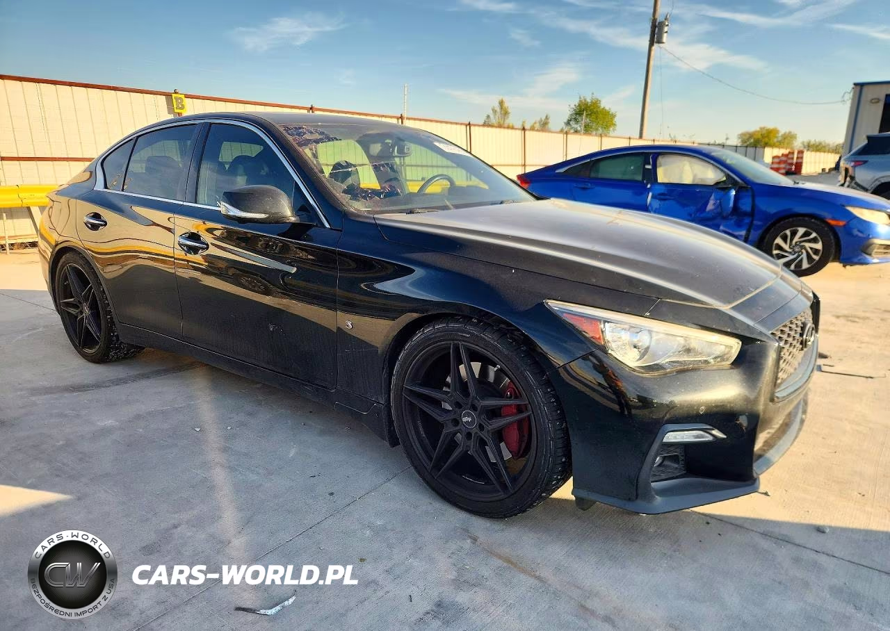 2018 Infiniti Q50 Red Sport 400 VIN:JN1FV7AP9JM460996 - 4