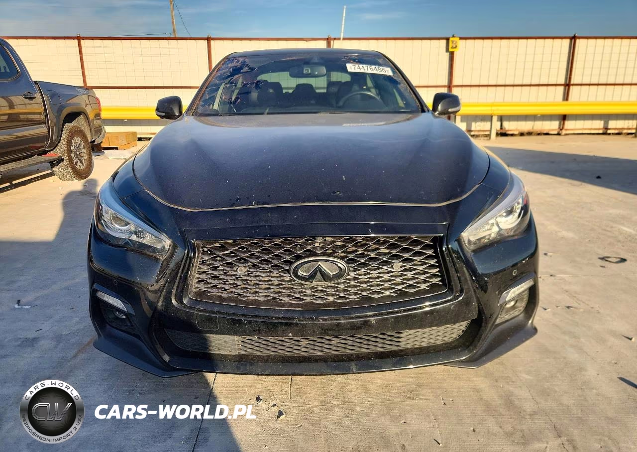 2018 Infiniti Q50 Red Sport 400 VIN:JN1FV7AP9JM460996 - 5