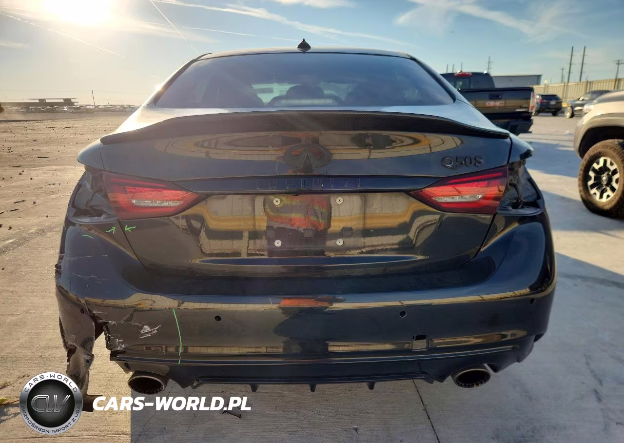 2018 Infiniti Q50 Red Sport 400 VIN:JN1FV7AP9JM460996 - 6