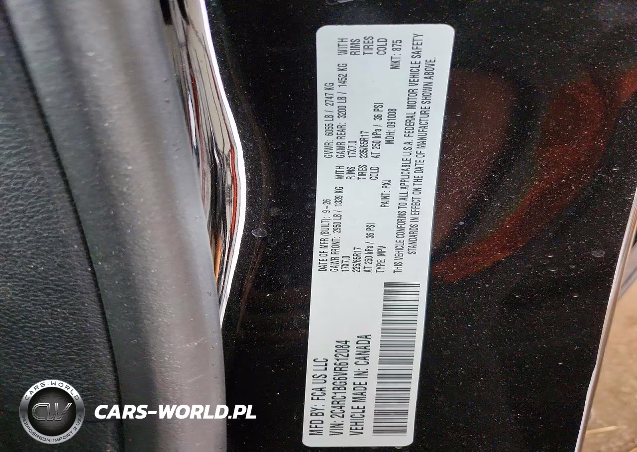 2027 Chrysler Pacifica Select VIN:2C4RC1BG6VR612084 - 14