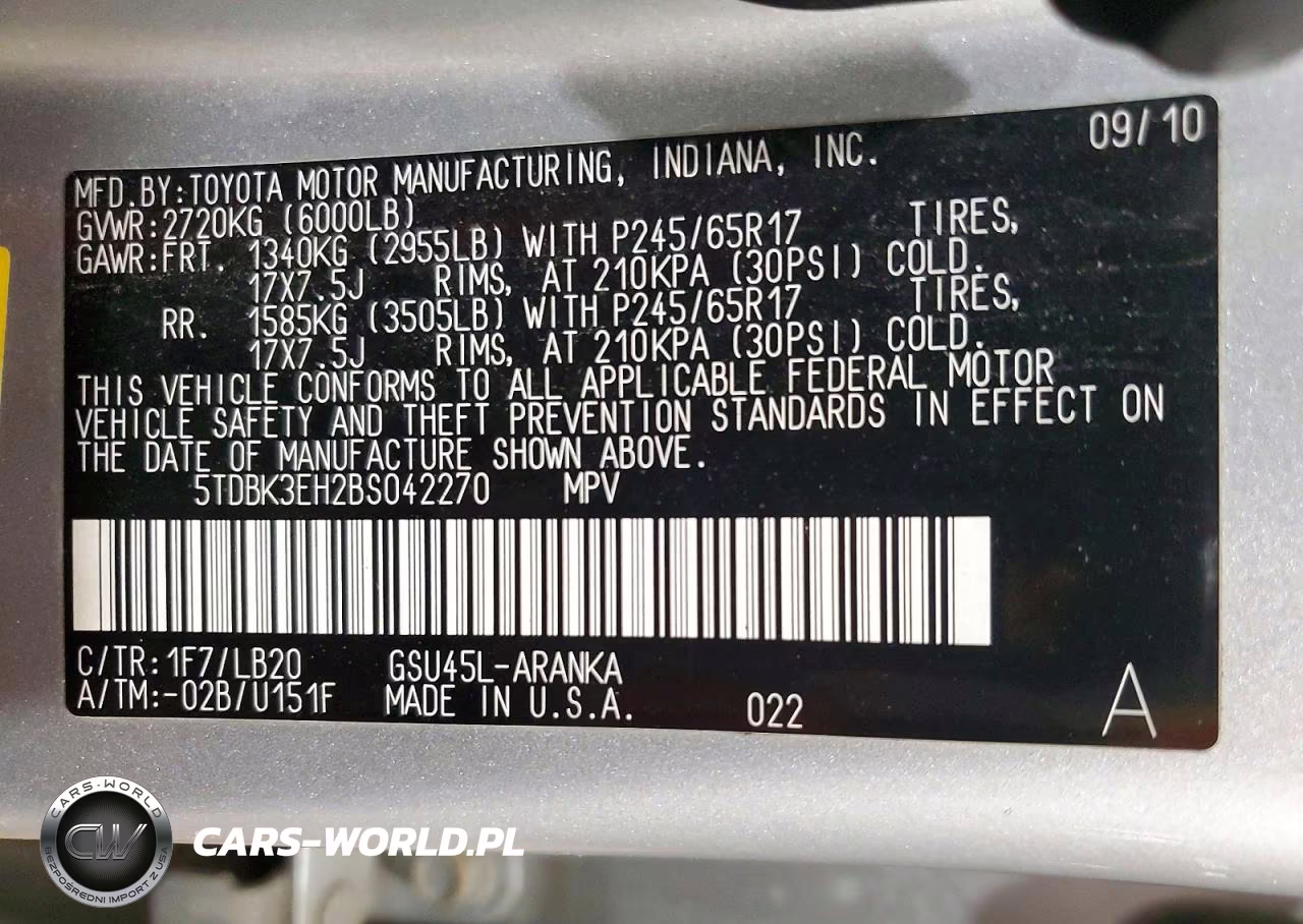 2011 Toyota Highlander Se VIN:5TDBK3EH2BS042270 - 13