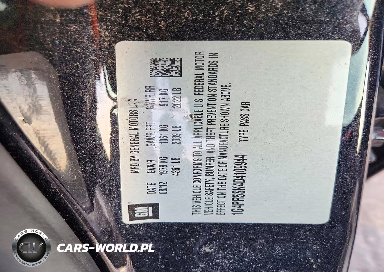2013 Buick Verano Convenience VIN:1G4PR5SK4D4109944 - 12