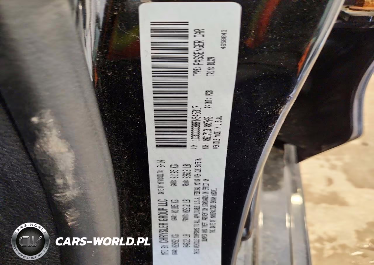 2015 Chrysler 200 C VIN:1C3CCCCB8FN545317 - 12