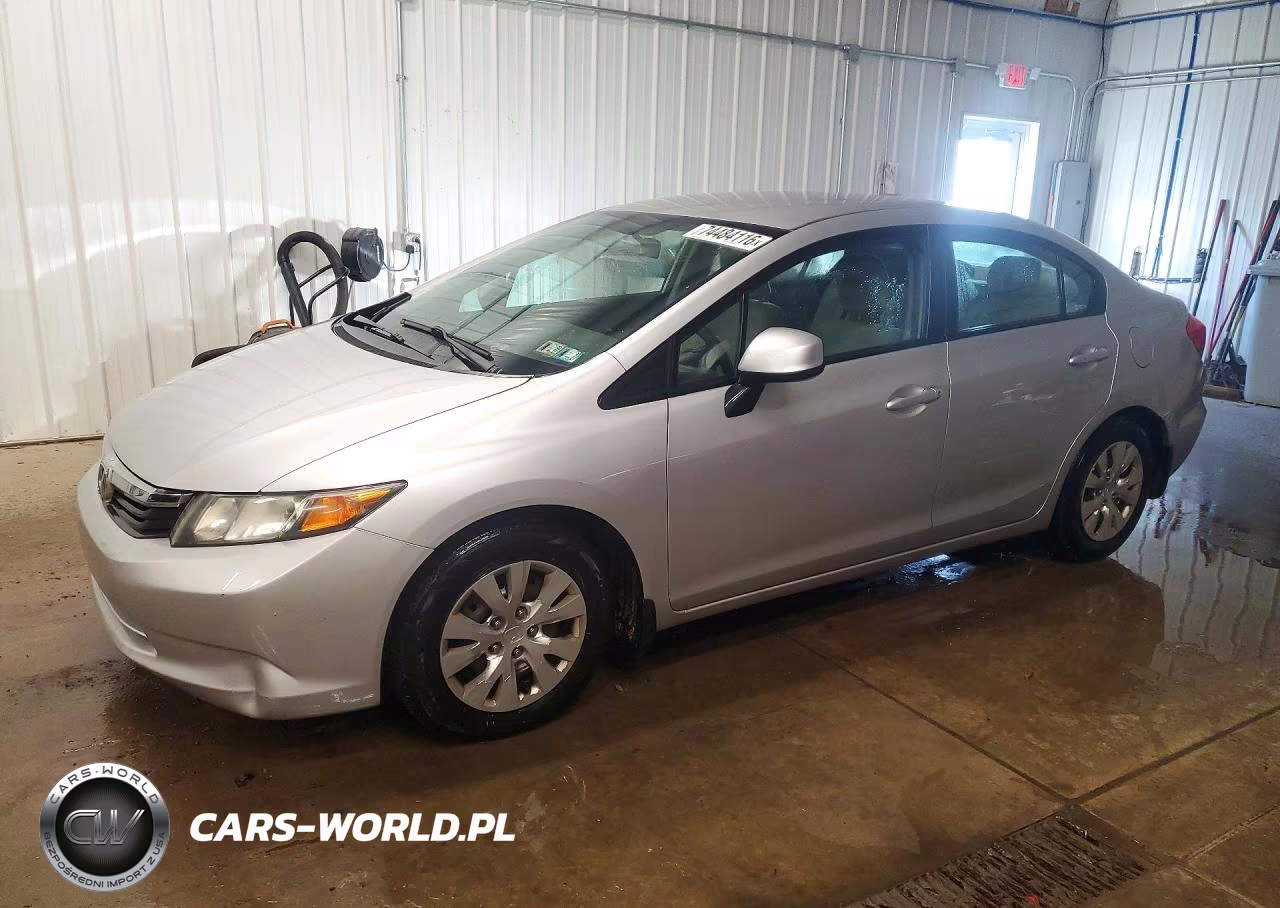 2012 Honda Civic Lx VIN:19XFB2F53CE329953 - 1