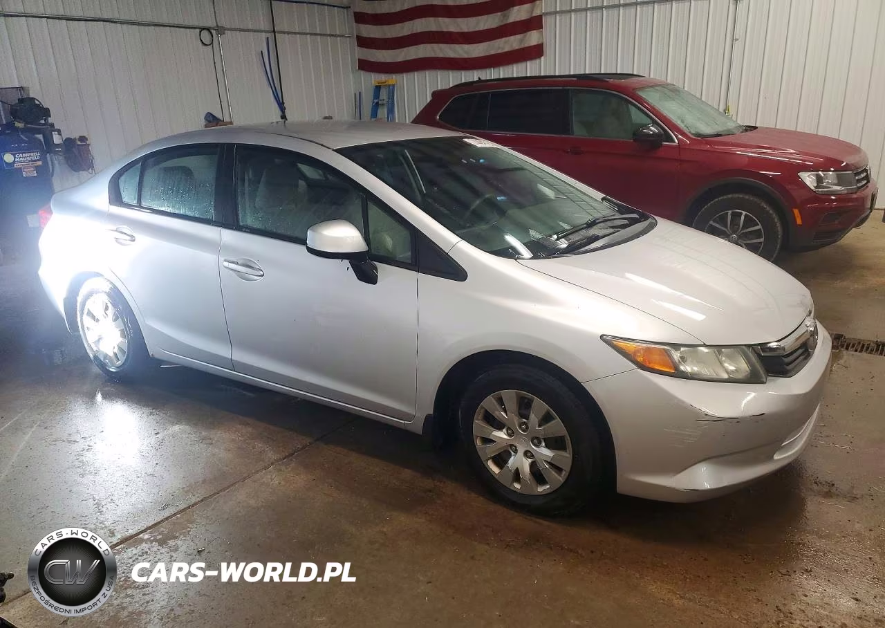 2012 Honda Civic Lx VIN:19XFB2F53CE329953 - 4