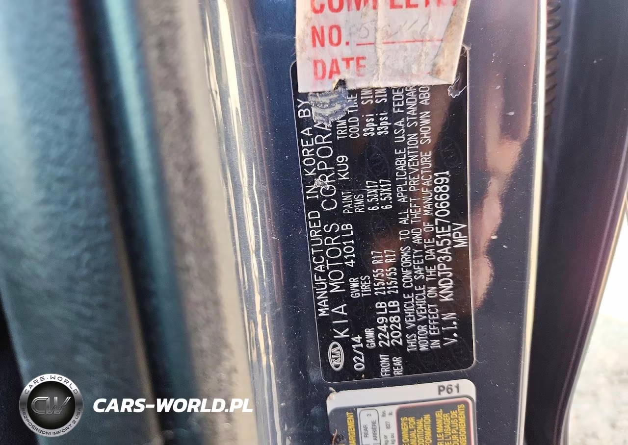 2014 Kia Soul + VIN:KNDJP3A51E7066891 - 13