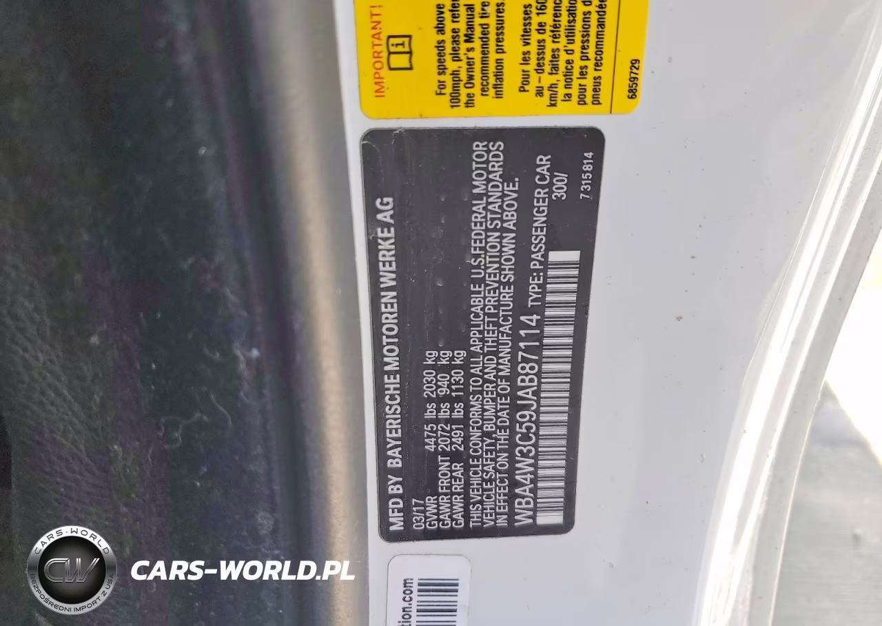 2018 BMW 430I VIN:WBA4W3C59JAB87114 - 12