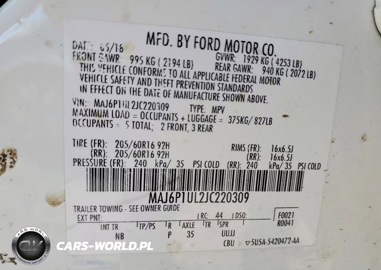 2018 Ford Ecosport Se VIN:MAJ6P1UL2JC220309 - 13