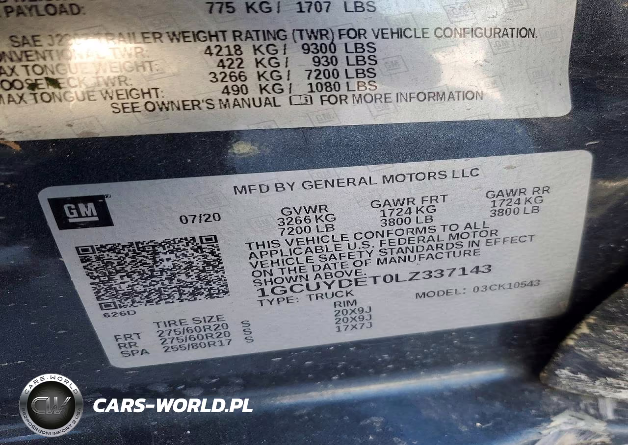2020 Chevrolet Silverado K1500 Lt VIN:1GCUYDET0LZ337143 - 12
