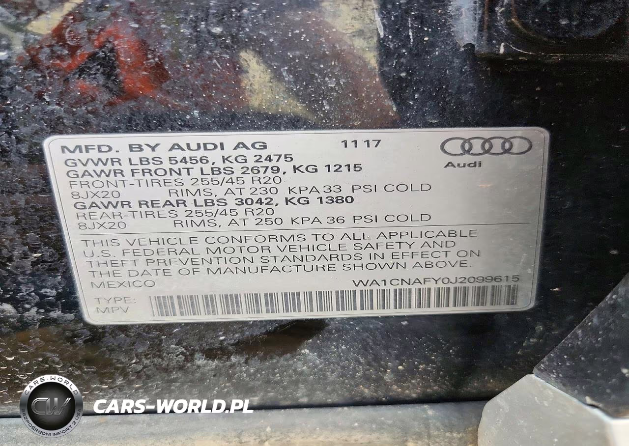 2018 Audi Q5 Prestige VIN:WA1CNAFY0J2099615 - 13