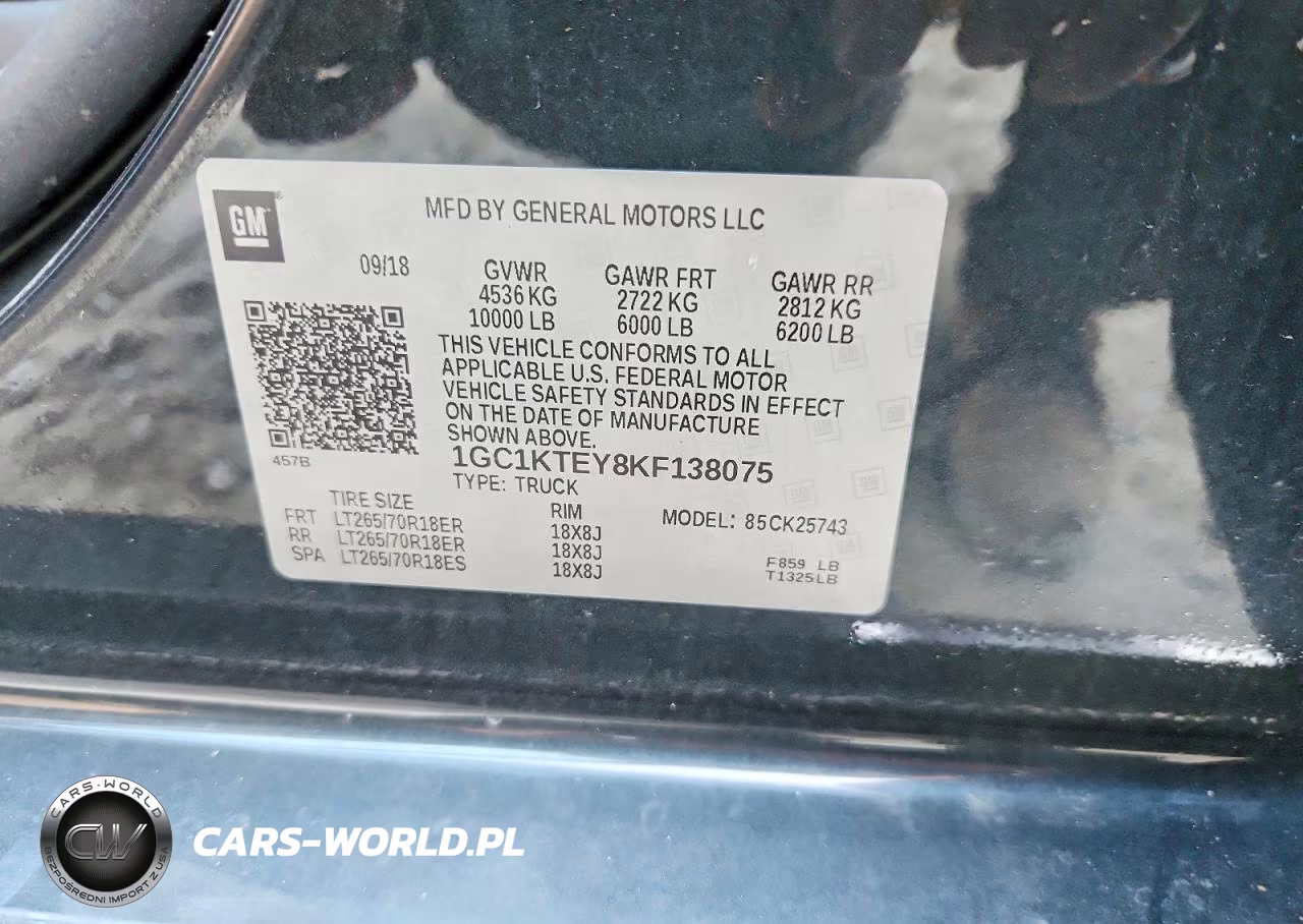 2019 Chevrolet Silverado K2500 Heavy Duty Ltz VIN:1GC1KTEY8KF138075 - 13