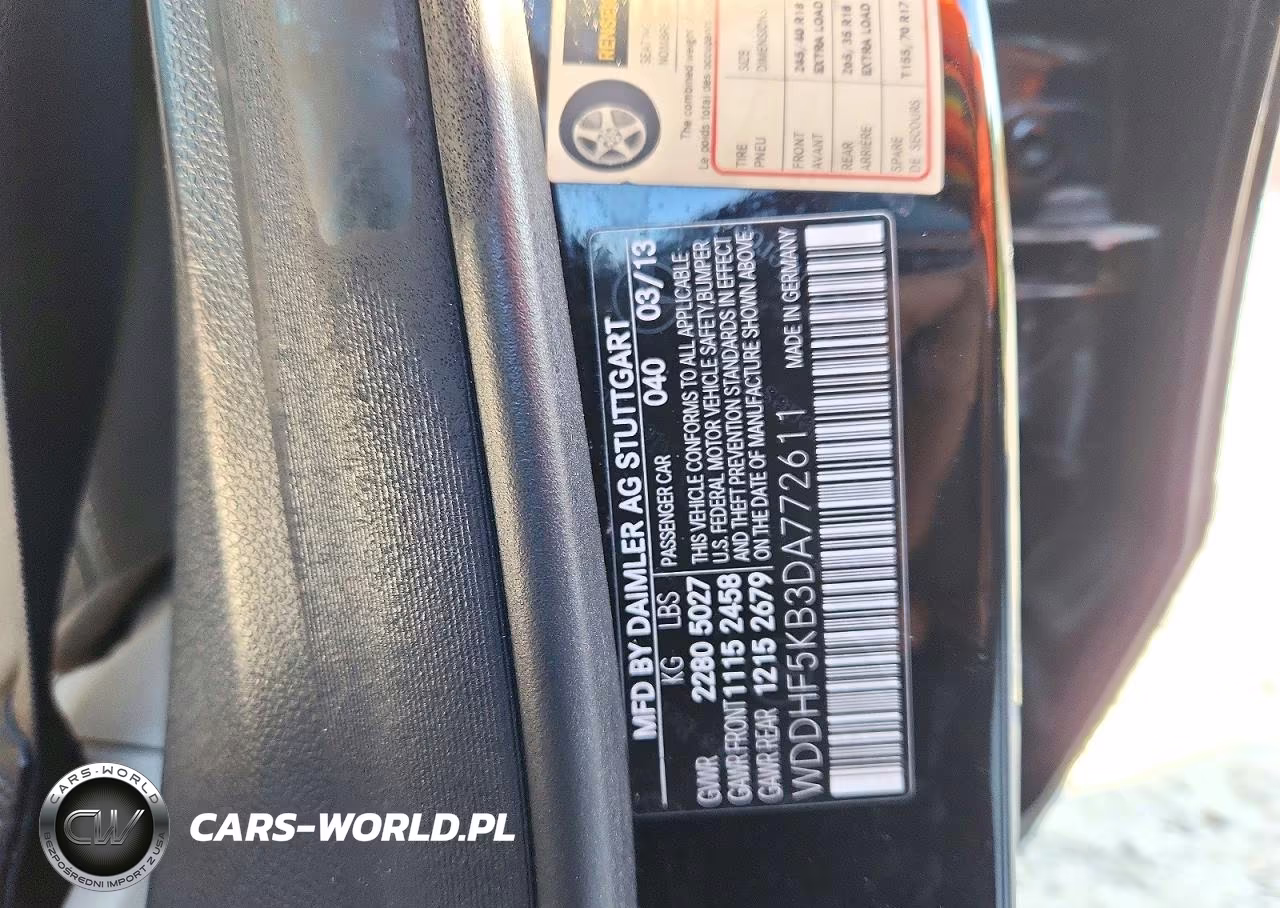 2013 Mercedes-Benz E 350 VIN:WDDHF5KB3DA772611 - 12