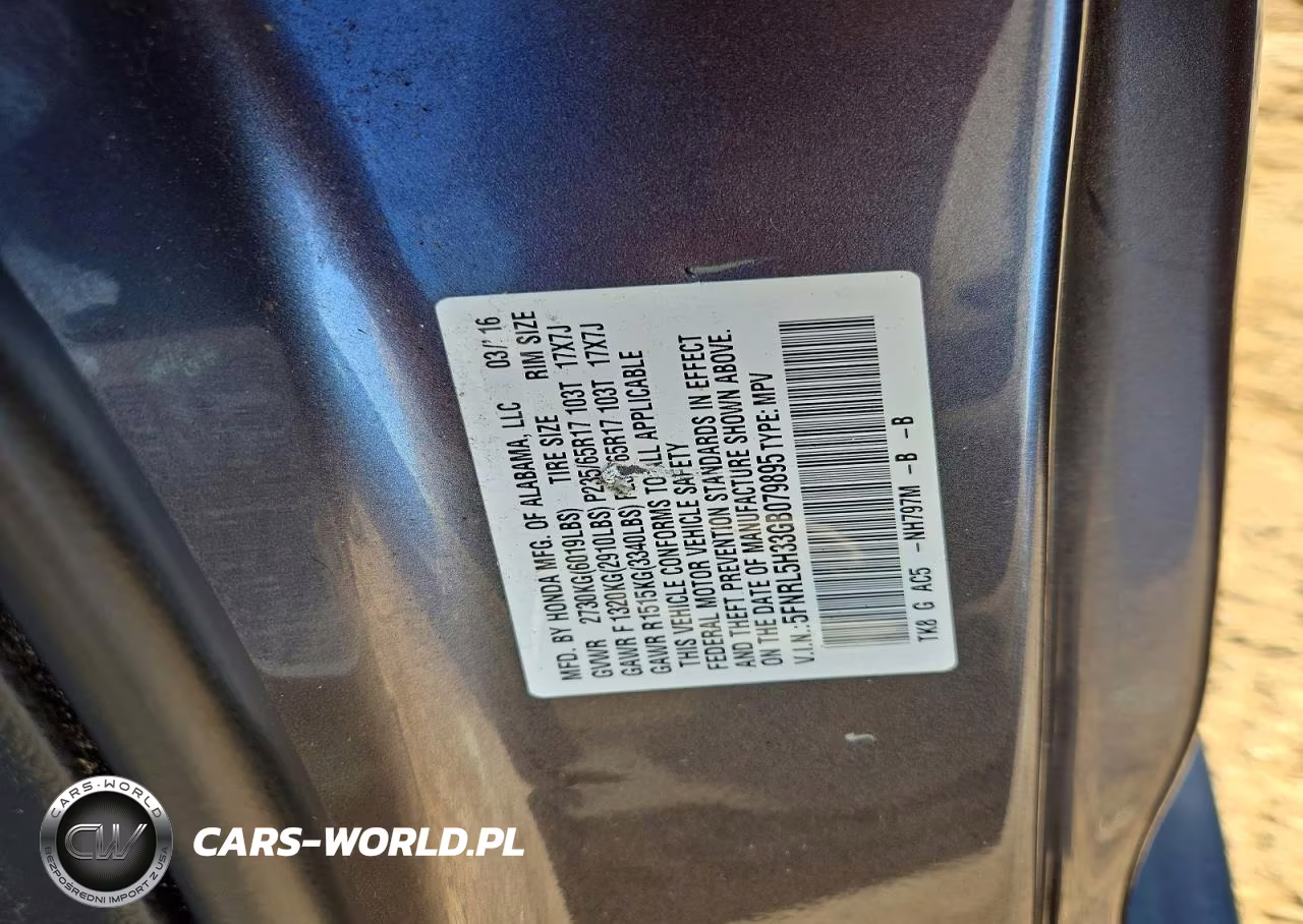 2016 Honda Odyssey Se VIN:5FNRL5H33GB079895 - 14