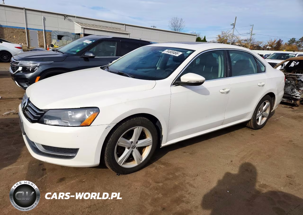 2012 Volkswagen Passat Se VIN:1VWBP7A3XCC039815 - 1