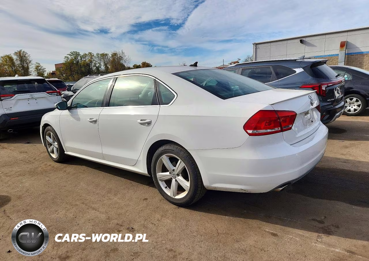 2012 Volkswagen Passat Se VIN:1VWBP7A3XCC039815 - 2