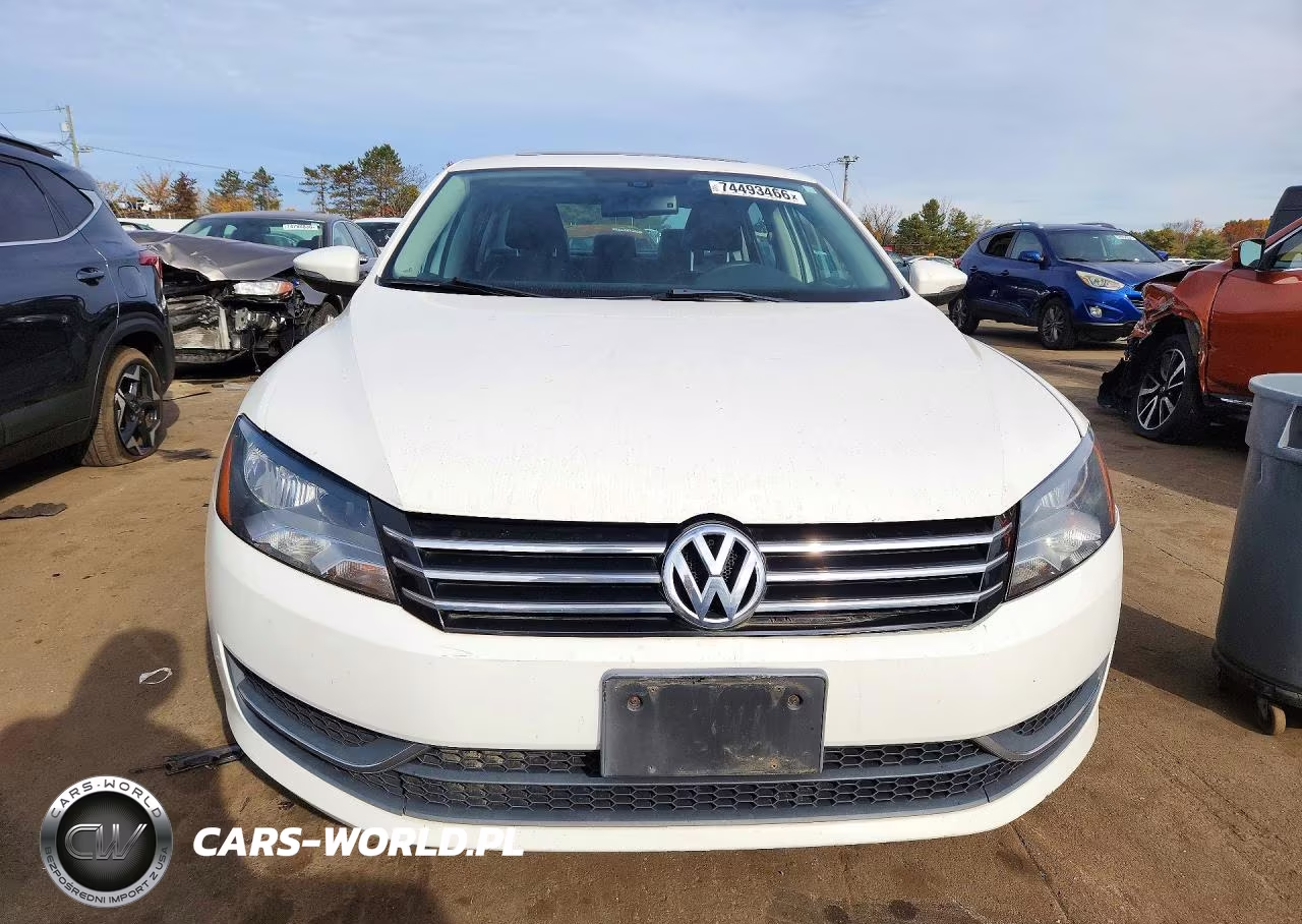 2012 Volkswagen Passat Se VIN:1VWBP7A3XCC039815 - 5