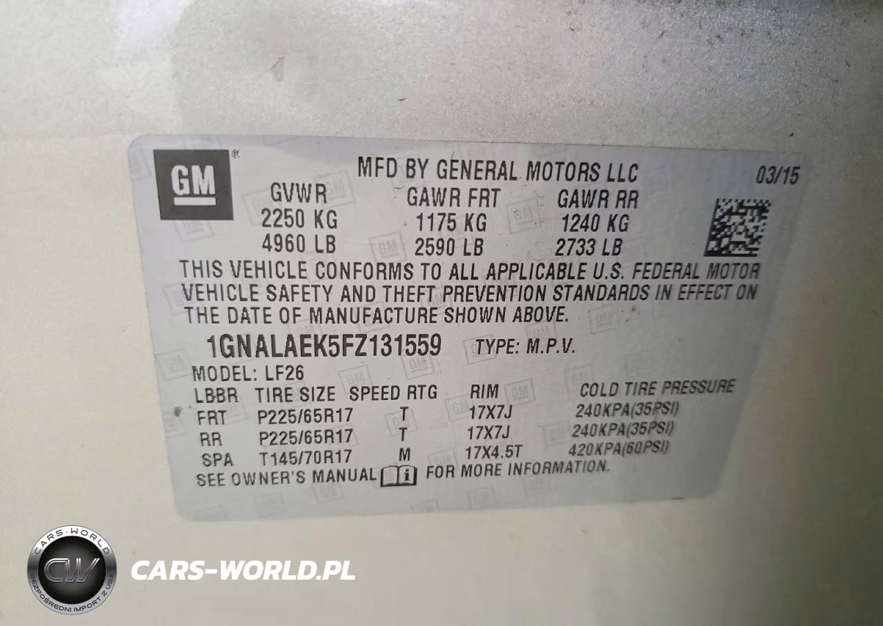 2015 Chevrolet Equinox Ls VIN:1GNALAEK5FZ131559 - 13