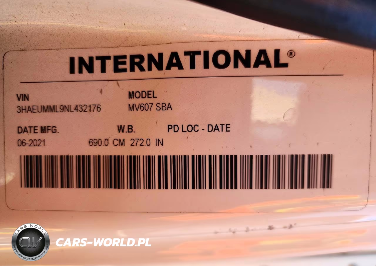 2022 International Mv607 Box Truck VIN:3HAEUMML9NL432176 - 13