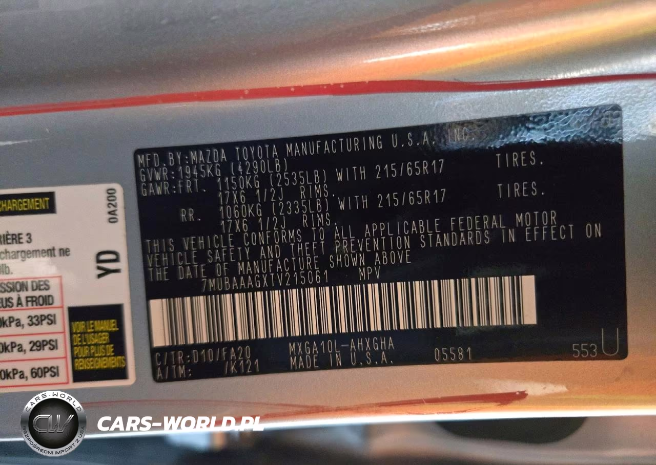 2026 Toyota Corolla Cross Le VIN:7MUBAAAGXTV215061 - 13