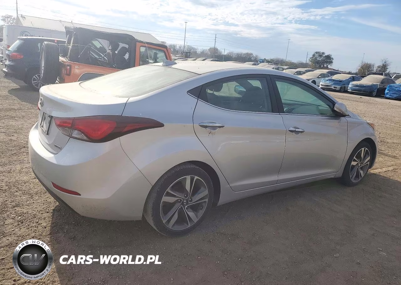 2015 Hyundai Elantra Limited VIN:5NPDH4AEXFH633418 - 3