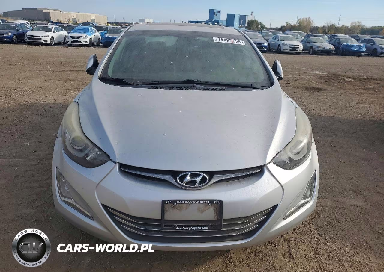 2015 Hyundai Elantra Limited VIN:5NPDH4AEXFH633418 - 5