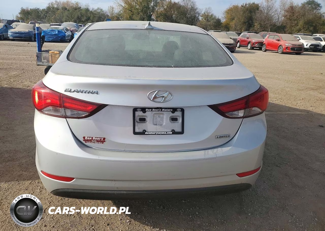 2015 Hyundai Elantra Limited VIN:5NPDH4AEXFH633418 - 6