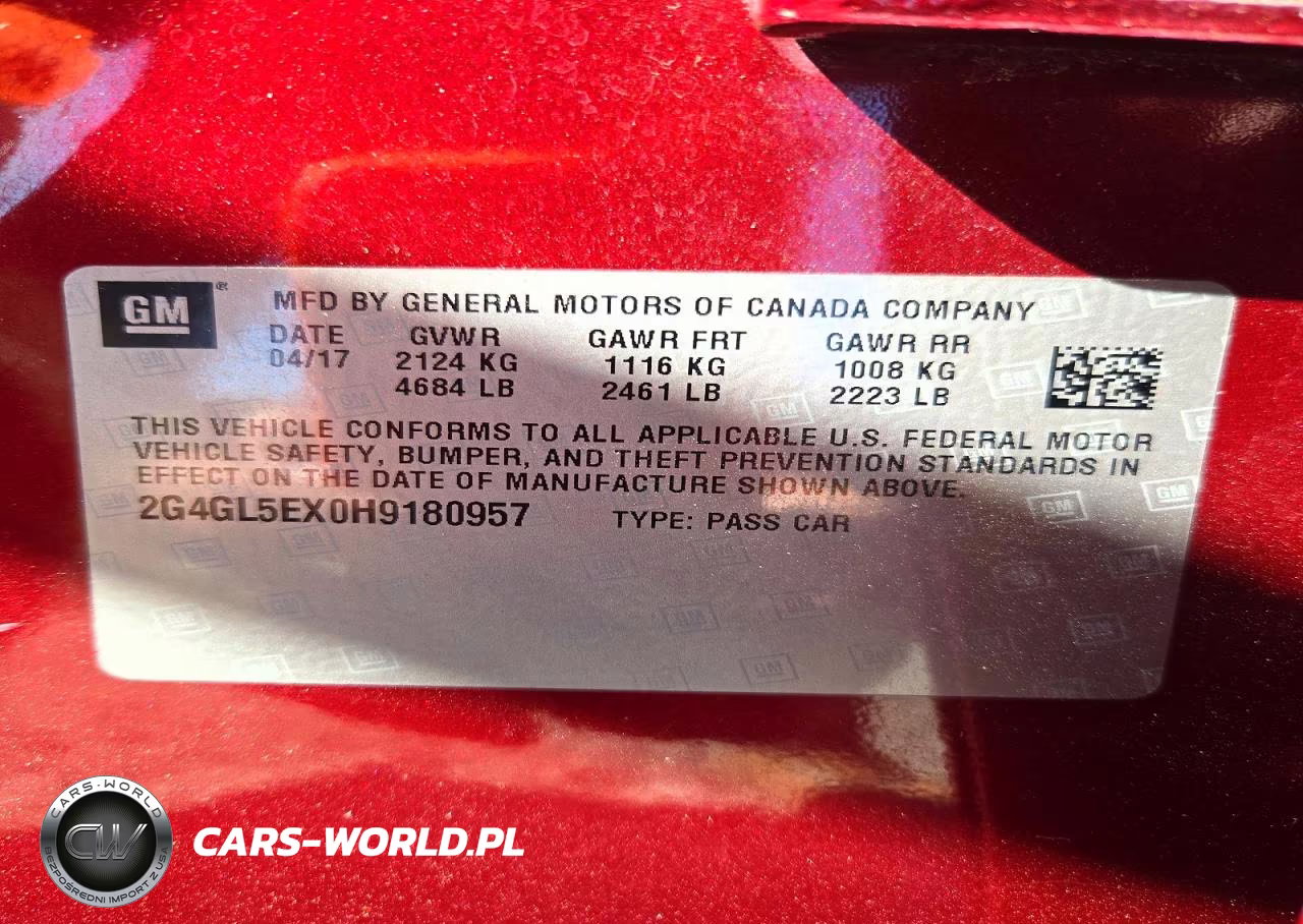 2017 Buick Regal Sport Touring VIN:2G4GL5EX0H9180957 - 13