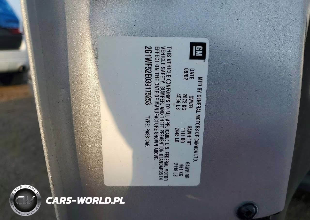 2003 Chevrolet Impala VIN:2G1WF52E039175253 - 12