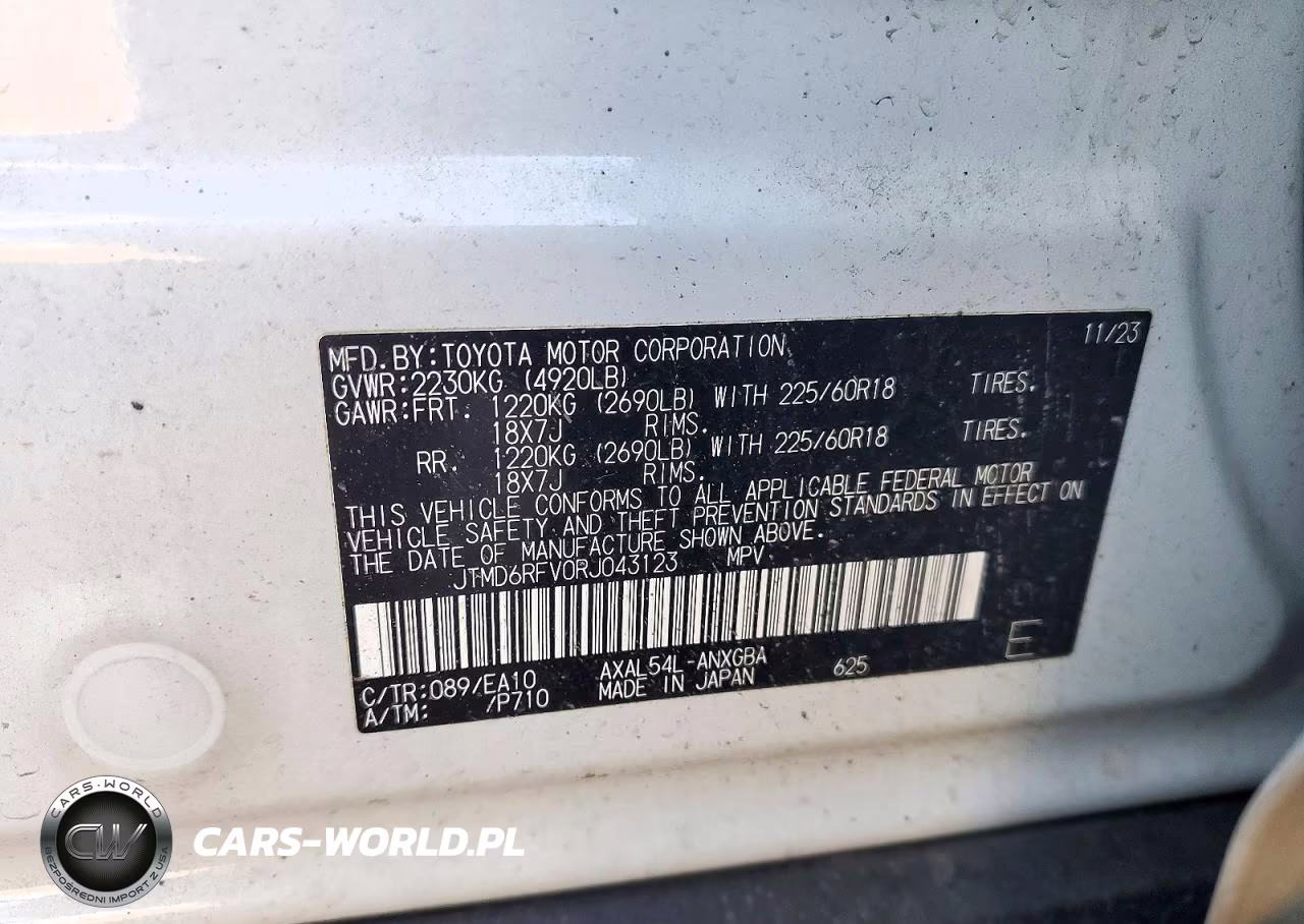 2024 Toyota Rav4 Limited VIN:JTMD6RFV0RJ043123 - 13