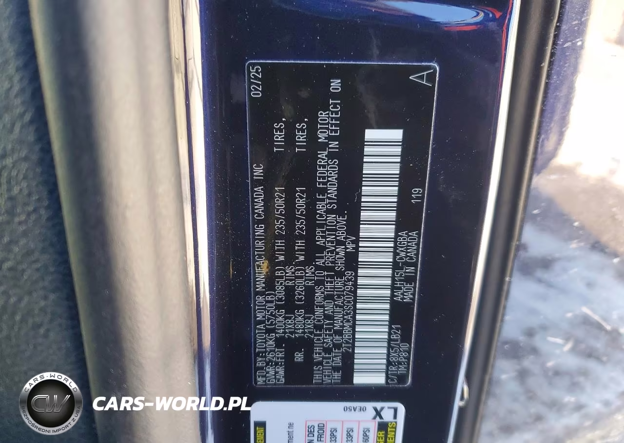 2025 Lexus Rx 350H Base VIN:2T2BBMCA3SC079439 - 13