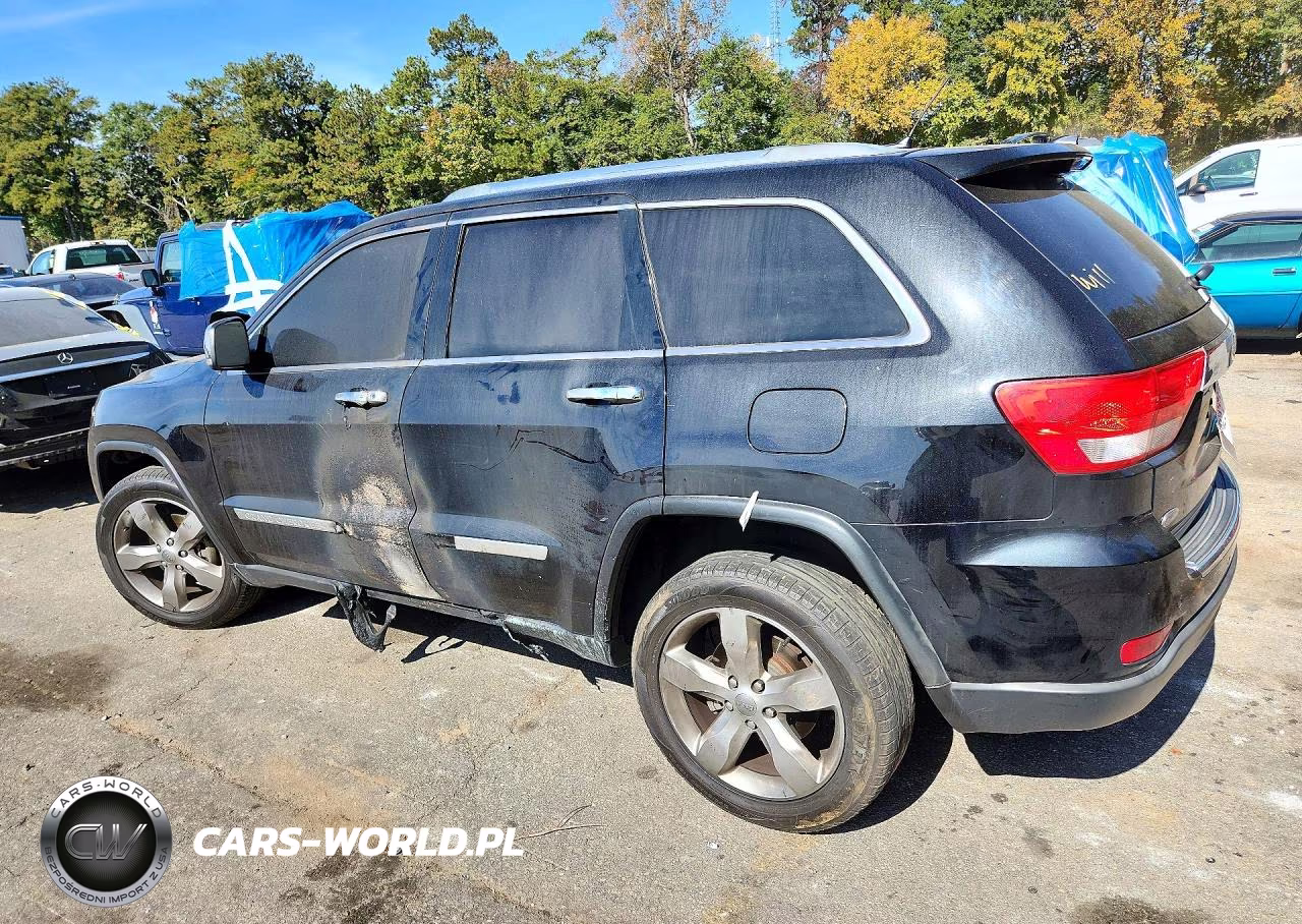2012 Jeep Grand Cherokee Overland VIN:1C4RJECT9CC291186 - 2