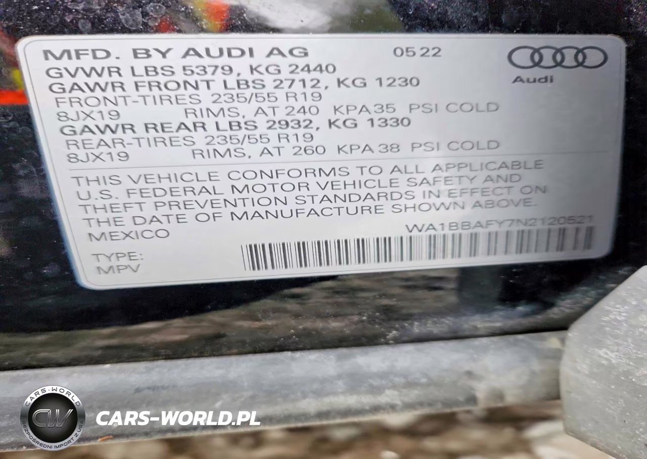2022 Audi Q5 Premium Plus 40 VIN:WA1BBAFY7N2120521 - 13