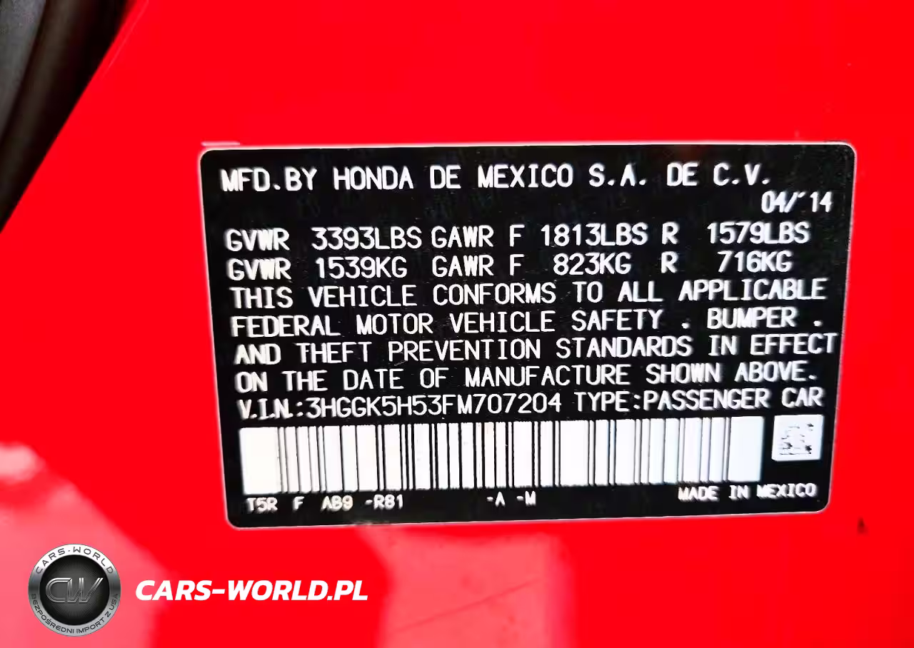 2015 Honda Fit Lx VIN:3HGGK5H53FM707204 - 13