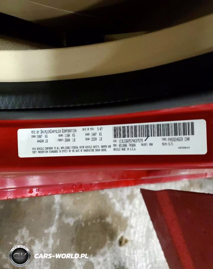 2007 Chrysler Sebring Limited VIN:1C3LC66M57N637579 - 12