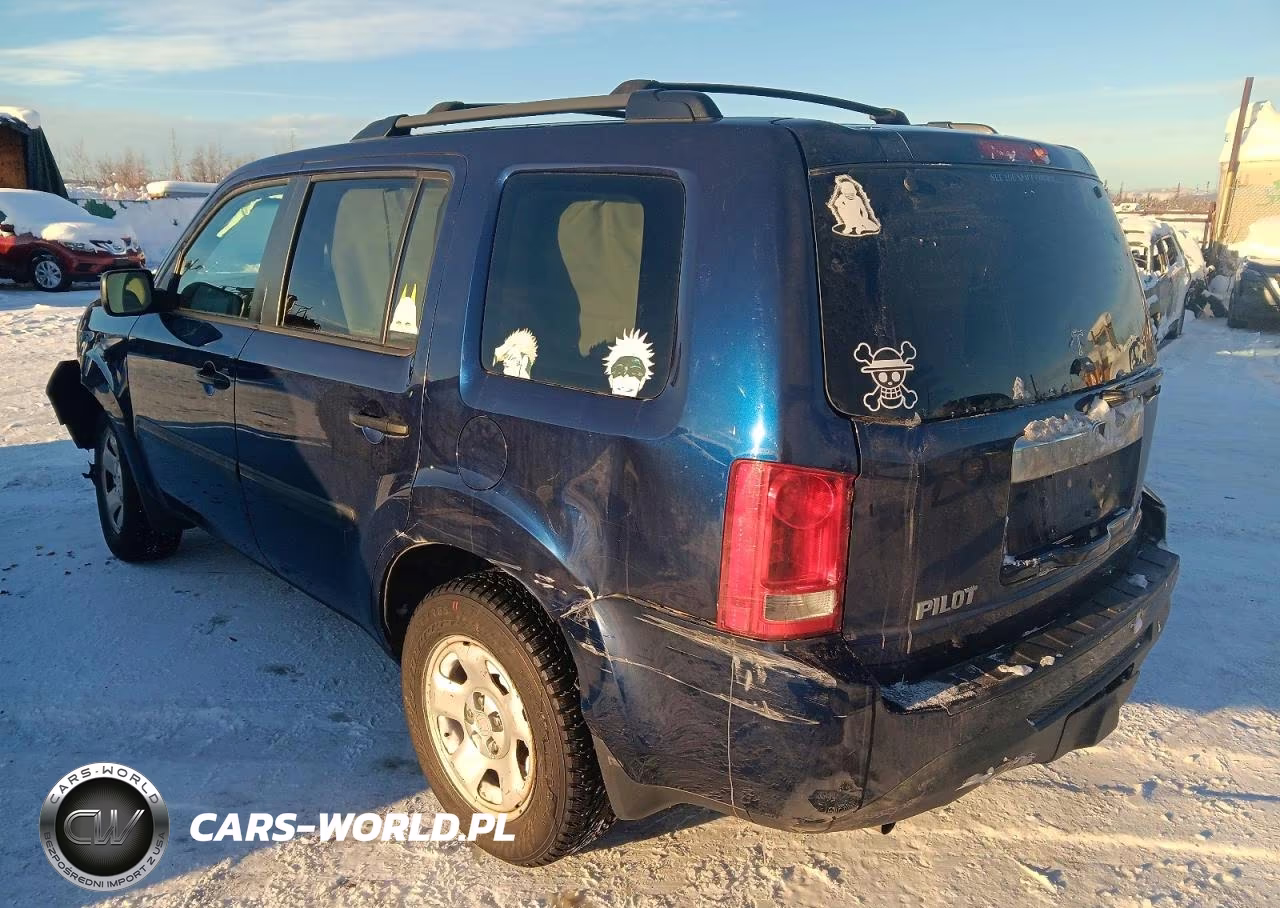 2013 Honda Pilot Lx VIN:5FNYF4H28DB058332 - 2