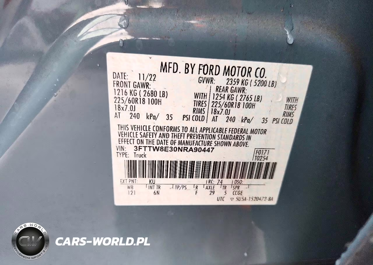 2022 Ford Maverick Xl VIN:3FTTW8E30NRA90447 - 13
