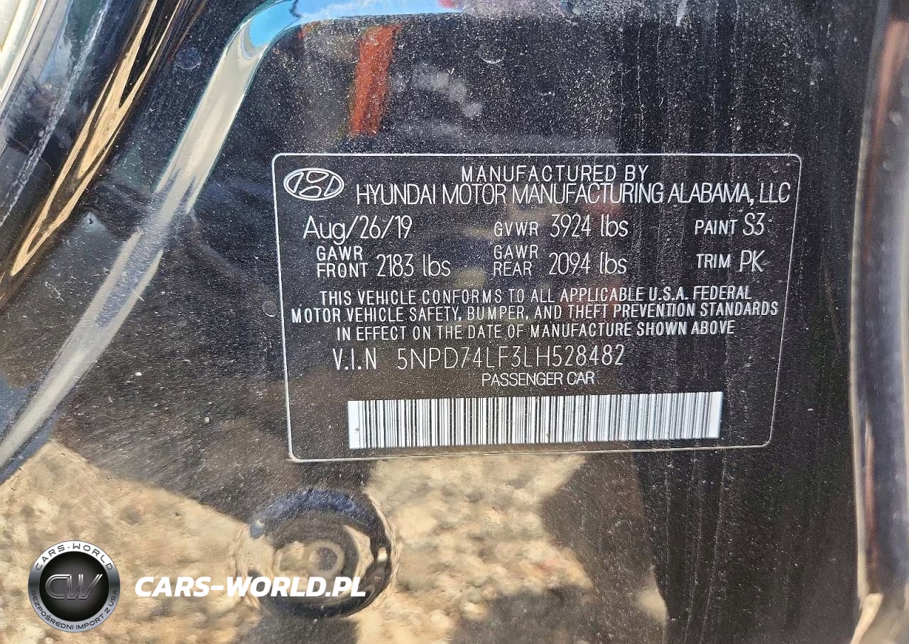 2020 Hyundai Elantra Se VIN:5NPD74LF3LH528482 - 12