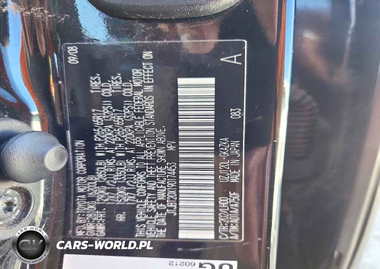 2009 Lexus Gx 470 VIN:JTJBT20X190174453 - 13