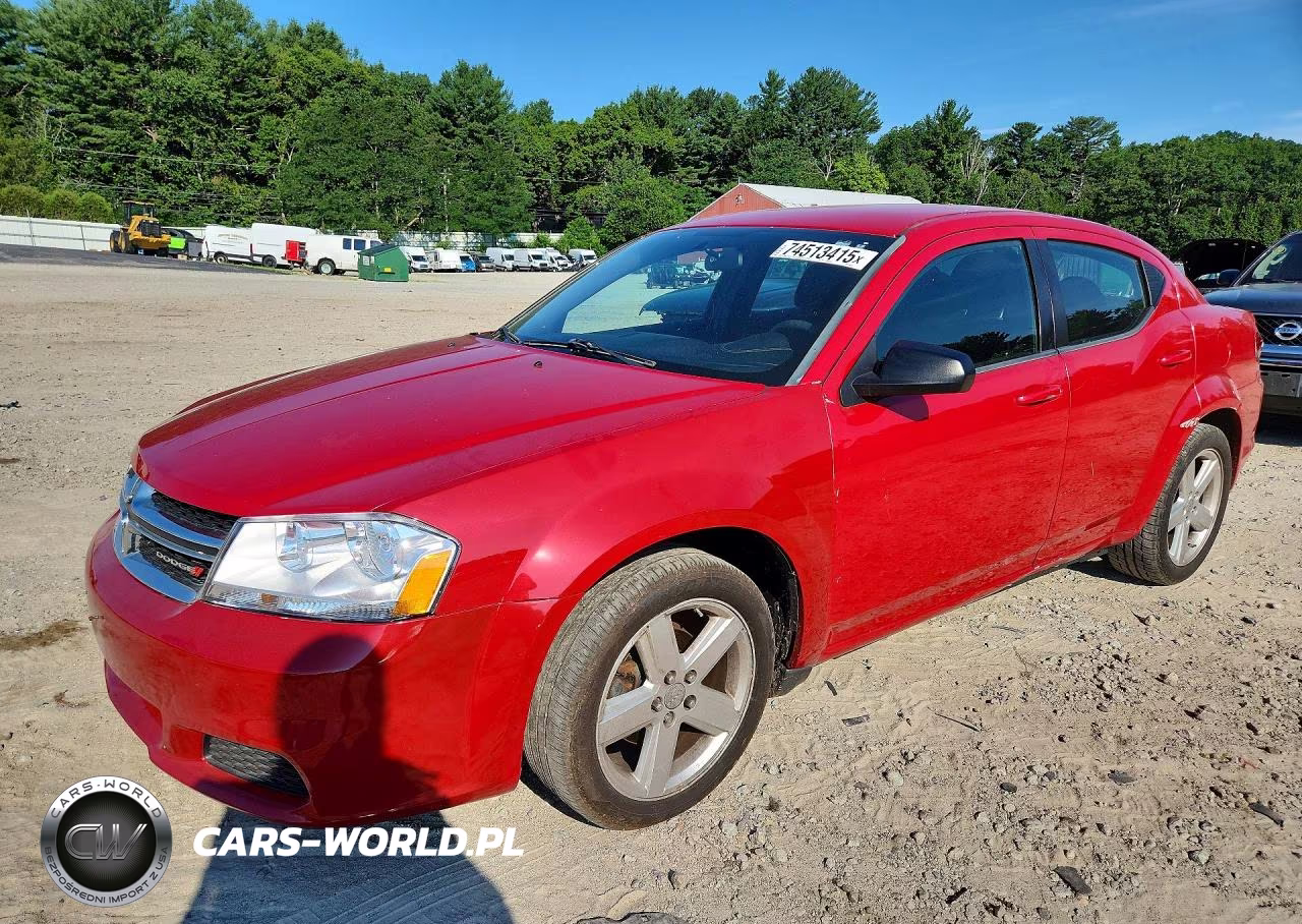 2013 Dodge Avenger Se – zdjęcie 1 z 12