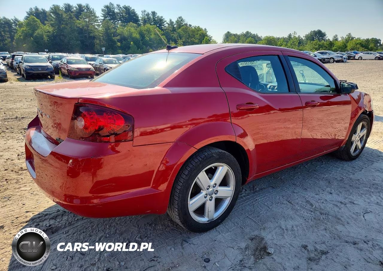 2013 Dodge Avenger Se VIN:1C3CDZAB2DN536399 - 3