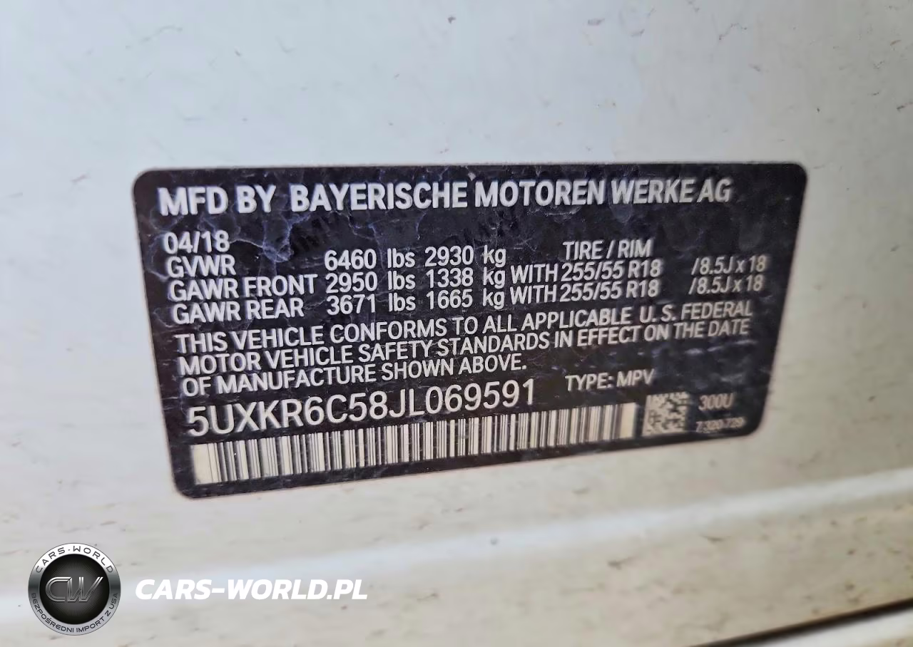 2018 BMW X5 xDrive50I VIN:5UXKR6C58JL069591 - 14