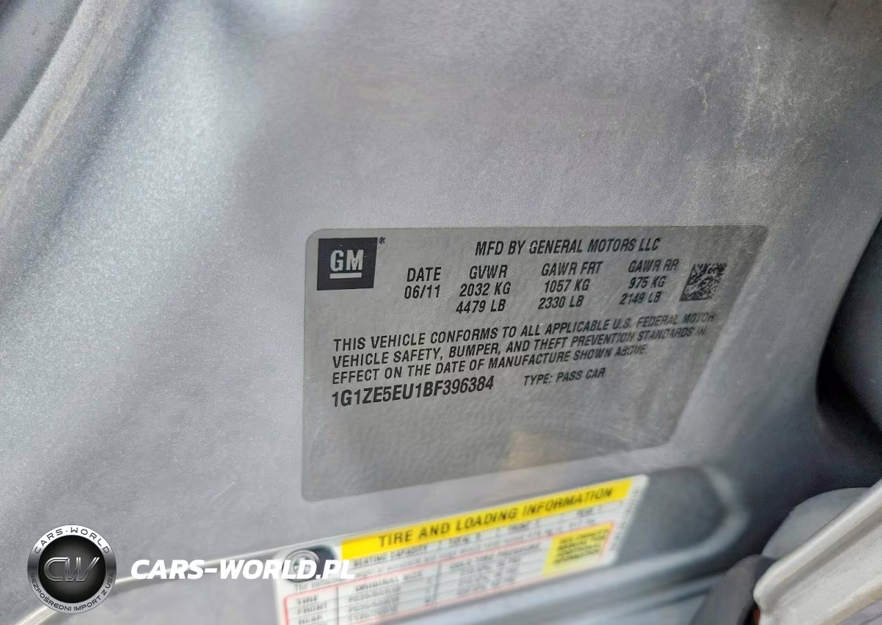 2011 Chevrolet Malibu Ltz VIN:1G1ZE5EU1BF396384 - 12