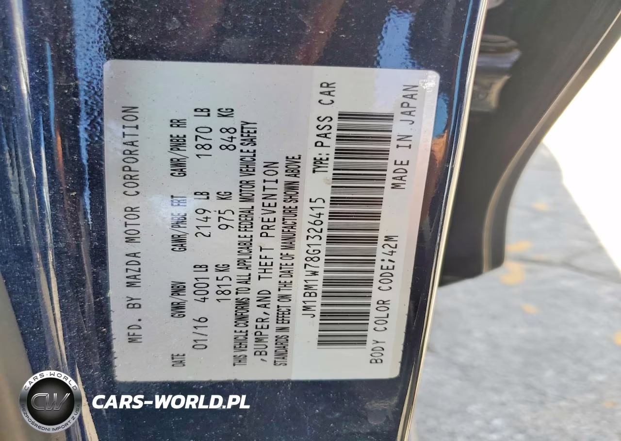 2016 Mazda 3 Touring VIN:JM1BM1W78G1326415 - 12